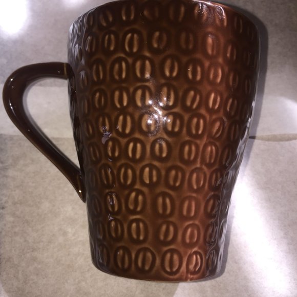 STARBUCKS 2008 Coffee Mug Embossed Coffee Beans - Picture 5 of 5